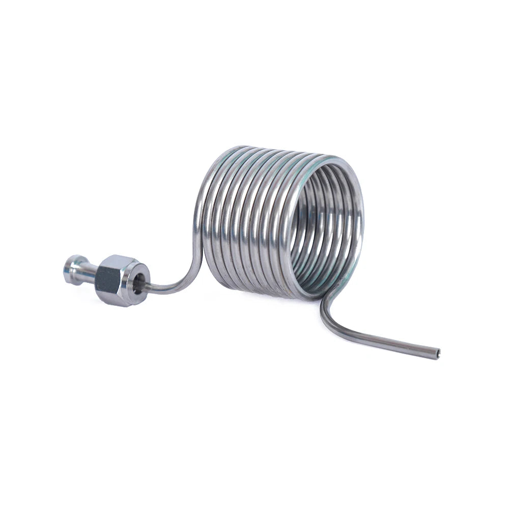 SS304 Sanitary Sampling Valve Foam Eliminator Spiral Type Pigtail Proof Coil Manual Control for Gas Media OEM Customization