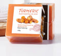 Hot Sale Handmade Turmeric Ginger Essential Oil Soap Small Bulk Wholesale Herbal Face Wash Bath Soap