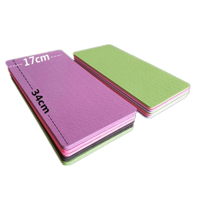 Wholesale JUNYE ISO9001 Certified 6mm TPE Yoga Mat 34x17cm with Custom Logo for Knee Indoor Gym Exercise