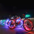 Colorful Waterproof Bike Spoke Light Tire Led Bicycle Wheel Light with String Light