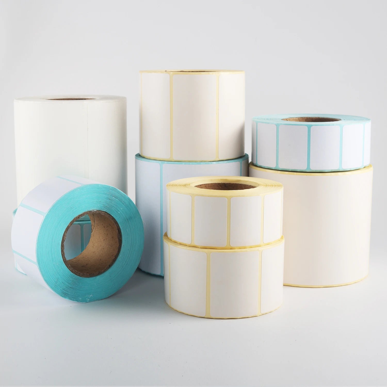 Facial Self Adhesive Strong Labels Waterproof Thermal Paper with Glossy Lamination BPA Free for Barcode