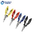 Multifunction Fishing Pliers Stainless Fishing Lanyards Lure Cutter Hook Remover FishTackle Tool Cutting Fish Use Tongs Scissors