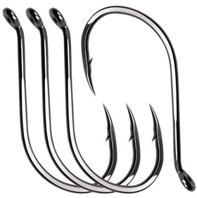 Hot Sale High Carbon Steel Barbed Black Nickle Octopus Hook Saltwater Fishing Strong Hook