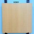 Foshan Modern Wooden Tiles Minimalist Digital Mosaic 600x600mm Matte Anti slip Floor Tile Dining Room Balcony Porcelain Tiles