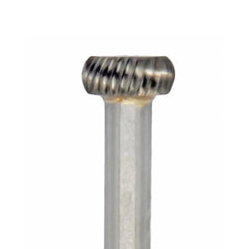 Type T Arc Edge Disc Rotary File Tungsten Carbide Burr with Single Cut Tooth 3mm 6mm Shank Slotting Grooving Finishing Tools