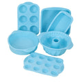 YJ Wonderful Custom 6pcs Resin Baking Tray Set DIY Pastry Shape Mold and Accessories Silicone Muffin Pan Baking Tool Set