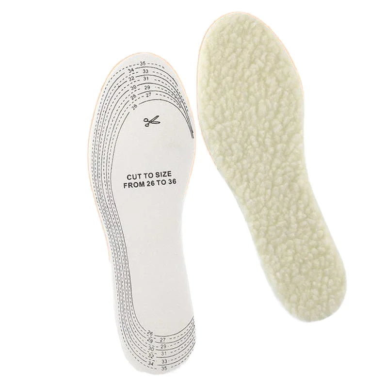 Winter Warmth Thermal Insoles for Snow Boots  Shoe Winter Thermal Wool Warm Insole