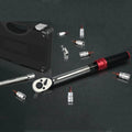 33PCS 1/4 3/8 1/2 Inch Drive Torque Wrench Set Complex Tools Used in Various Maintenance Scenarios Garage DIY Factory and Home