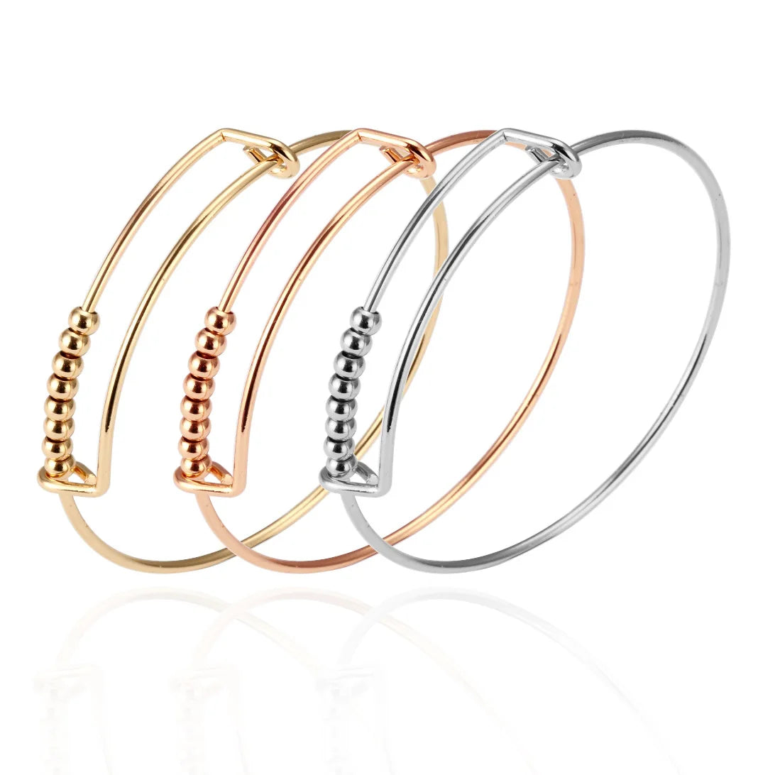 DIY Fashion Custom Alex Steel Wire Bracelets Adjustable Expandable Titanium Steel Bangle Bracelet