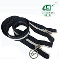 Nylon Silver Zipper with Fancy Puller or Long Chain