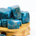 Wholesale Natural Healing Crystal Stones Blue Apatite Tumbled Stone for Gift