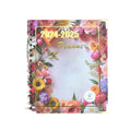 High Quality Custom Flower New Design Planner with Pockets Journal Spiral Notebook with Divide Page