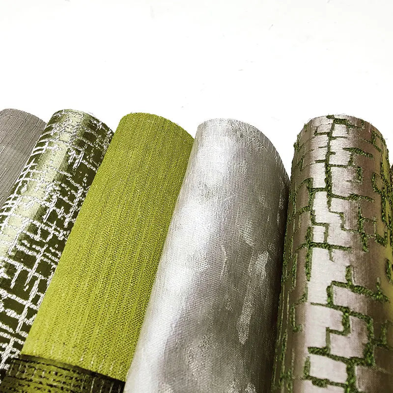 M&Y MYG8109-05 Luxury French Gold Yellow Polyester Jacquard Curtains Fabric Home Textile Upholstery Blackout Feature Cushions