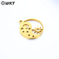 WT-SSP045 New Fashion Chi Sun Moon Star Jewelry Accessories DIY Hollow Sun Moon Tai Chi Small Pendant Stainless Steel Pendant