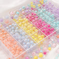 8mm 10mm 12mm Inside Beads in Beads Acrylic Frosted Jelly Beads Round  Frost  Frog Spawn  Beads