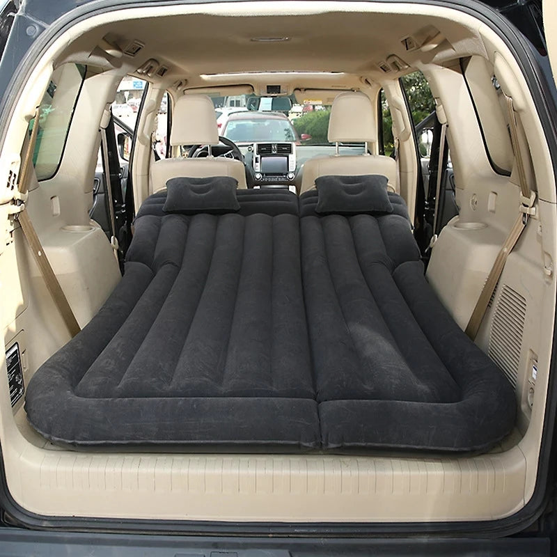 Factory Price Car Inflatable Bed SUV Auto Mattress Rear Row Car Travel Sleeping Pad Off-road Air Bed Camping Mat Air Mattress