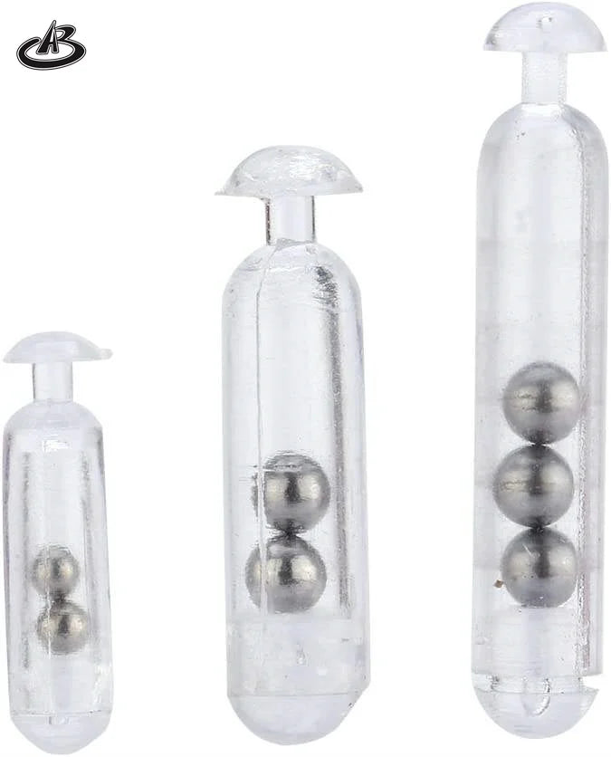 Fishing Lure Glass Rattles Tube Worm Jig Insert Tube Rattles Shake Attract Fly Tie Tying Attractants