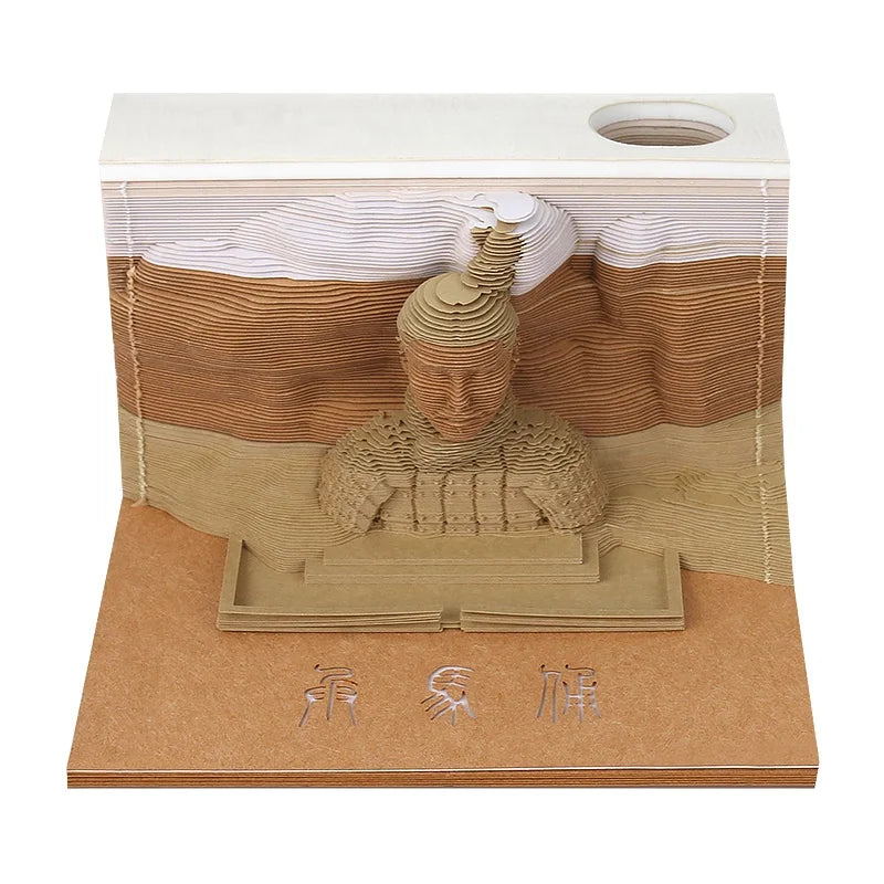Sweetmade  Creative Office Travel Souvenir Gifts 3D Memo Pad Shape Funny Notepad China Stationery