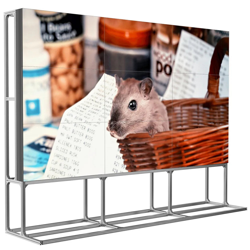 Screen Support 4k 46inch hd 3x3 Video Wall Controller Lcd Advertising Display Used for Conference