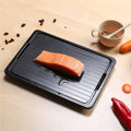 Metal No Electricity With Drip Pan Defrosting Plat Improved Defrost Tray and Thawing Plate for Meat Kitchen Board