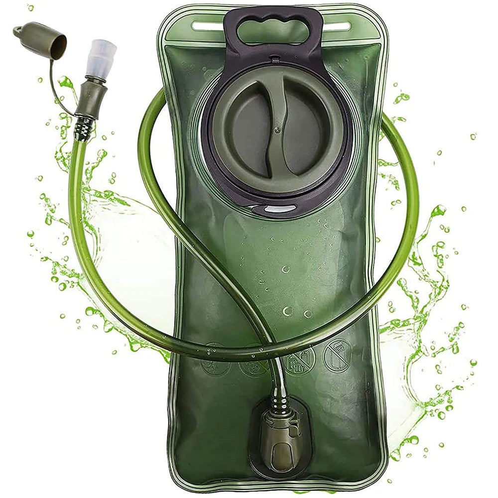 Portable PEVA/EVA/TPU 2L/2.5L/3L Tactical Water Reservoir Storage Hydration Pack Water Bladder Bag MegaBDM