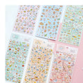 Nekoni Mini Animal  Journal Decorative  Decal Sticker Aesthetic Cow Bear Duck Pig Kawaii  Stickers