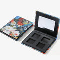 Wholesale Custom 4 Color Mirror Makeup Emboss Technology Golden Onion Empty Paper Eye Shadow Palette Box