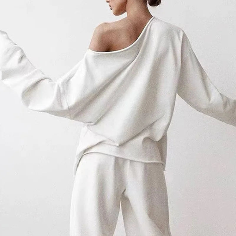 Custom Causal off Shoulder Hoodie Wholesale High Quality Oversize Organic Cotton Pullover Sweatshirt Women