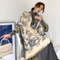 Newest Designs High Quality Viscose and Polyester Blend Imitation Cashmere Scarfs 185*65 Luxury Designer Winter Scarfs for Women
