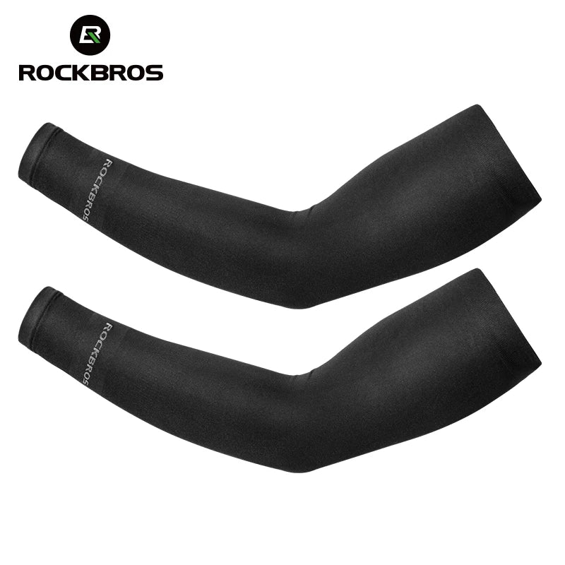 ROCKBROS Men Women Summer Seamless Arm Sleeve Quick Dry Sun Protection Arm Sleeves Running Cycling Arm Wear Accessories