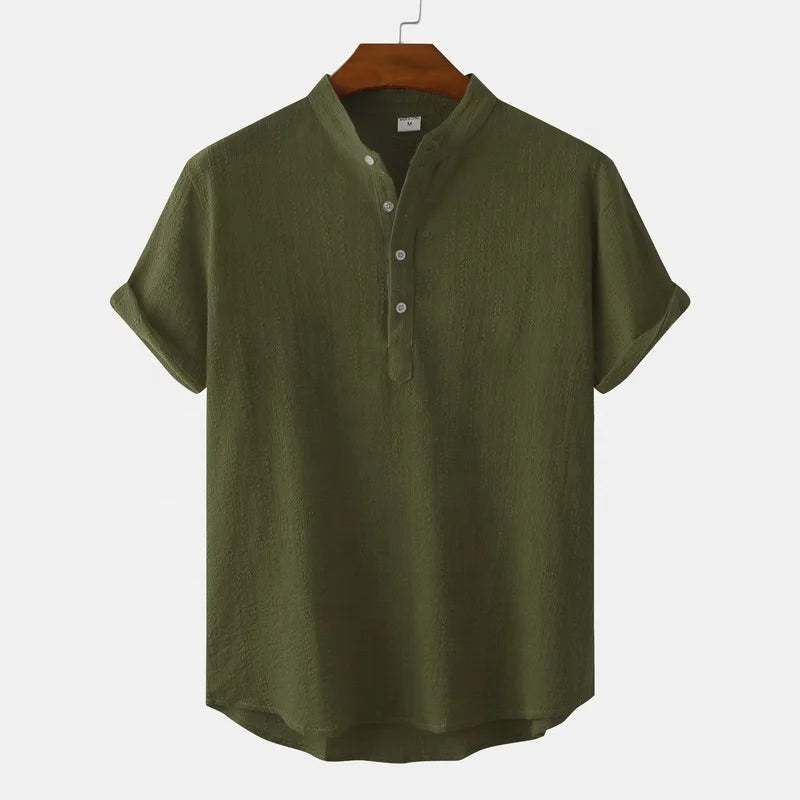 Camisas Para Hombre 2023 New Men's Casual Short Sleeve Floral Short Sleeve Shirts for Men