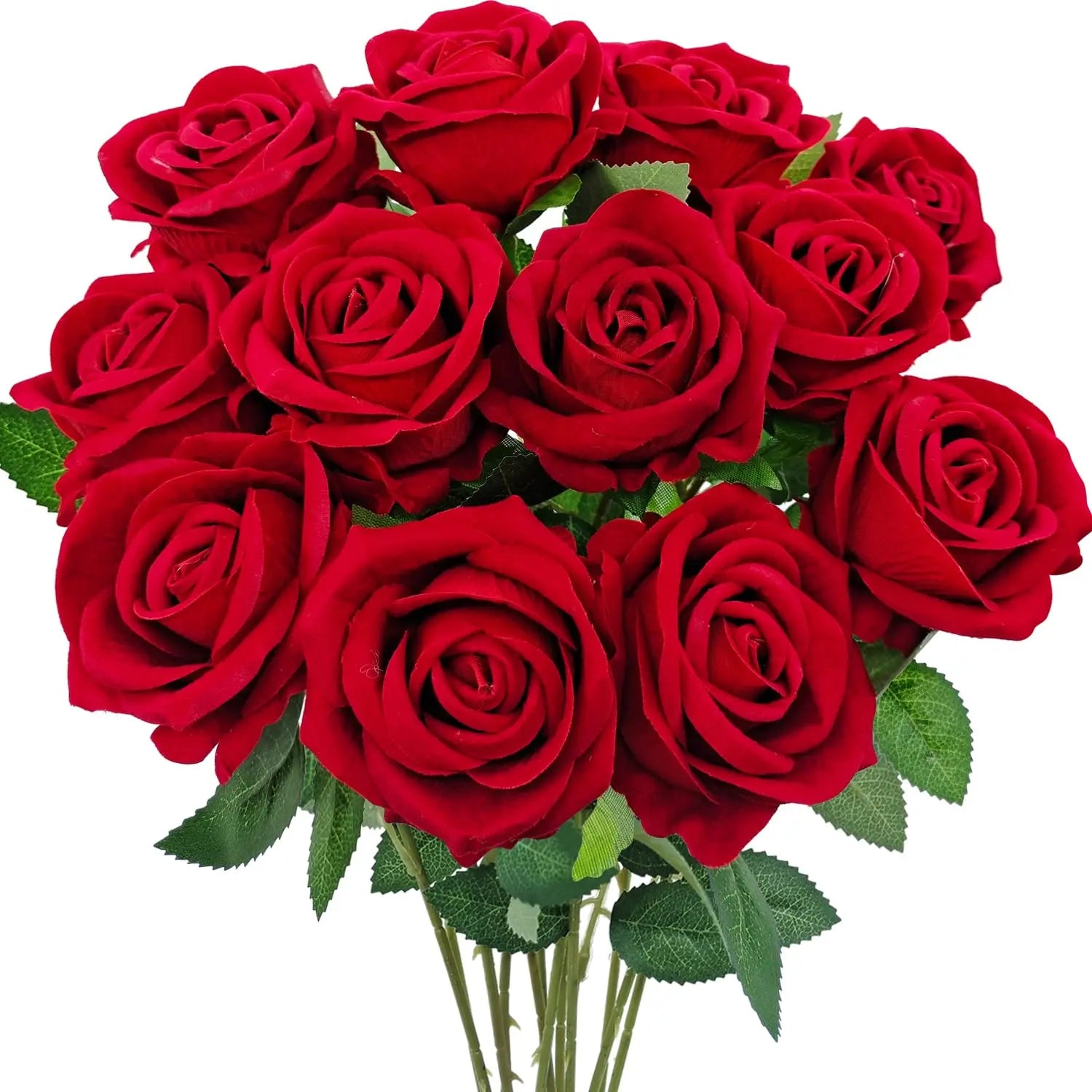 H111 Factory Wholesale Single Silk Velvet Roses Flower Natural-like Floral Artificial Velvet Rose for Wedding Home Decoration