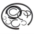 Hot Sales Zinc Plated Stainless Steel C-type Elastic Wedge Style Circlip Ring