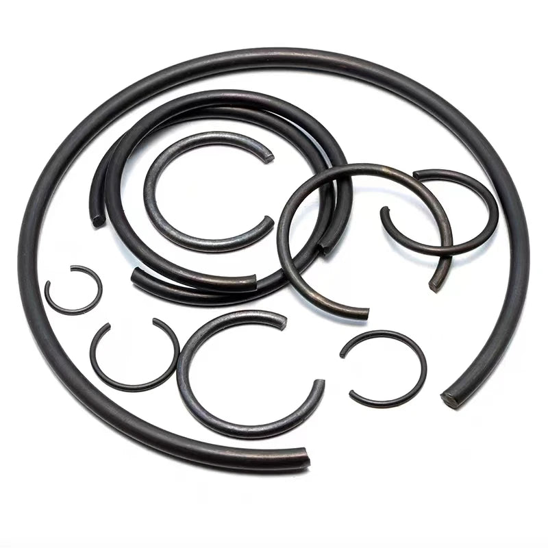 Hot Sales Zinc Plated Stainless Steel C-type Elastic Wedge Style Circlip Ring