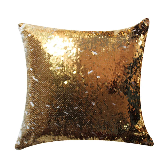 RubySub Customized Sublimation Sequin Pillow Case Cover Blanks Printing Throw Pillow Case