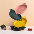 Hot Selling Korean Style Home Colors Ceramic Coating Food Pie Pans Stoneware Frying Pan