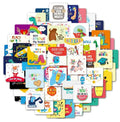 Back to School Kids Lunch Box Sticky Note 60 Sheet School Lunch Box Card Cute  Note Cards Handwritten Children Lunch Box Cards