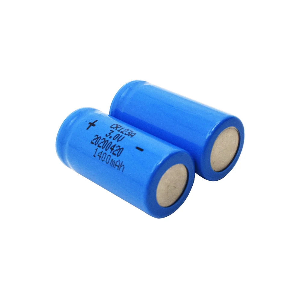 Cr123a Limno2 Batteries 3V 1.4Ah Non Rechargeable High Quality Smoke Detector 3 Volt 1400mAh Lithium Li-MnO2 Cr123a Battery