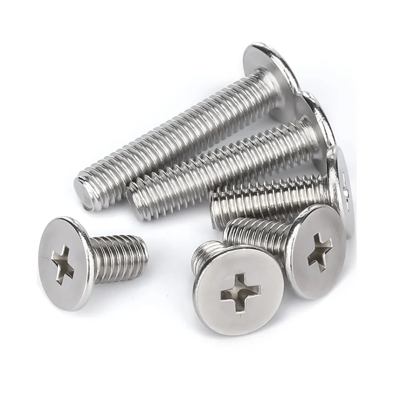 High Quality Cross Flat Head Stainless Steel Machine Screw for Computer