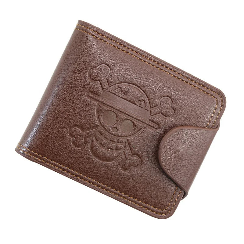 Popular Style Skull Embossed PU Leather Wallet Wholesale Mens Wallet Money and Card