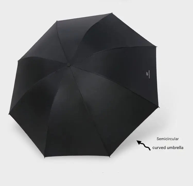 Custom Printing Plastic Handle Folding Umbrella for Men and Women Classic Design Manual Open & Close for Business Gifts