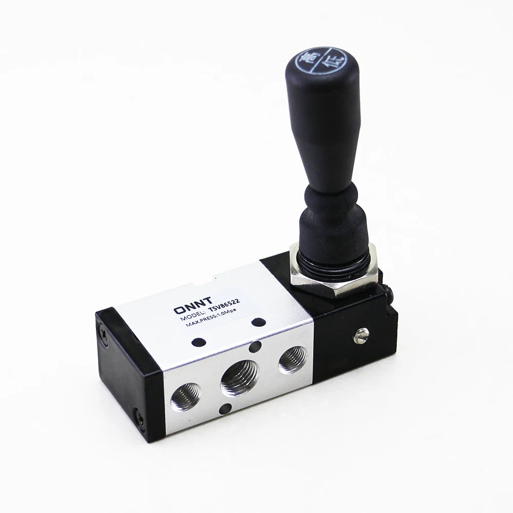 TSV86522 TSV98322 Pneumatic Air Control Hand Valve 3/2 Way & 5/2 Way Nut for Gas OEM Customizable