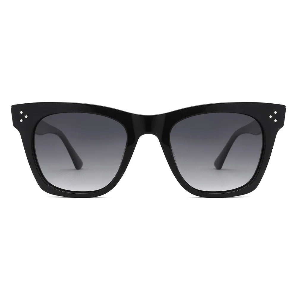 882201S Polarized Sun Glasses Customized Logo D-Frame Shades Acetate Sunglasses