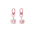 Kawaii Design Hot Selling Cute Cartoon Pig Keychain 3D PVC Rubber Piggy Keychain Key Holder Mobile Phone case Charms Accessories
