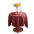 Wholesale Customized Christmas Snowflake Plaid Tablecloths for Party Home Restaurant