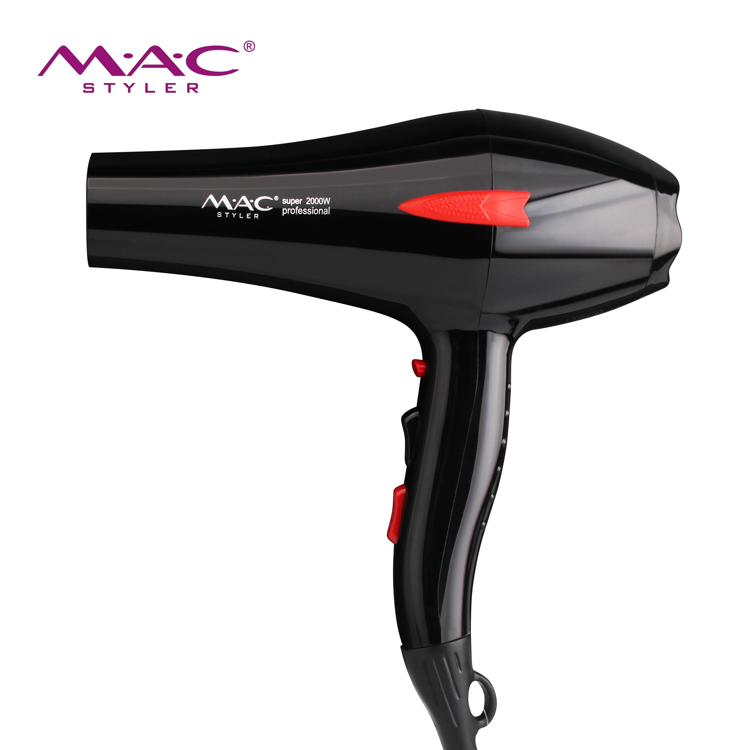 MAC Professional Fashion High Speed Care AC Motor Hair Dryer Portable Salon Travel Beauty Tools  Low Noise Hair Dryer
