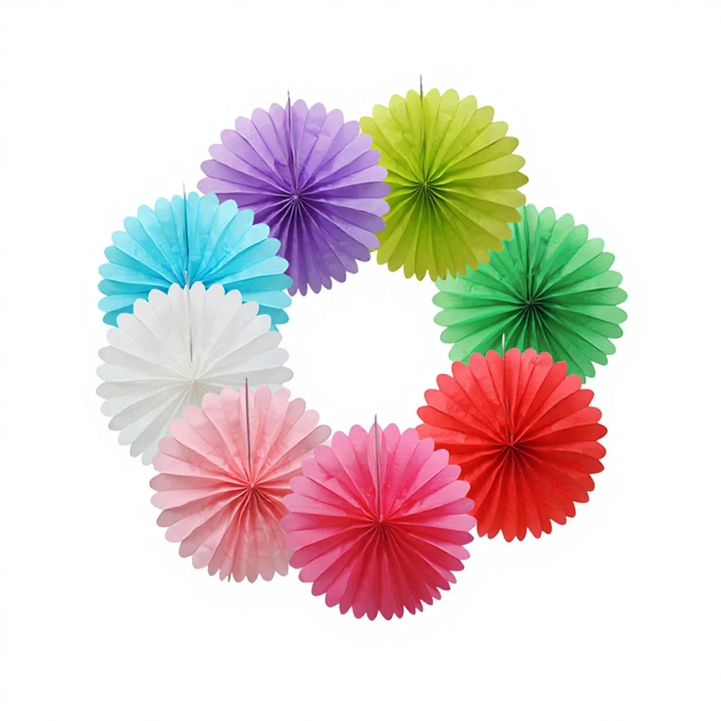 EASTTERN Wholesale Tissue Paper Fan Sunflower Wall Decoration 50cm for Easter Graduation & Back to School Parties