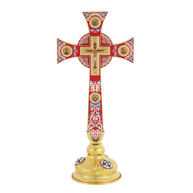 Jesus Crucifix Wall Orthodox Cross Church Decoration Christian Decor Russian Orthodox Church Supplies