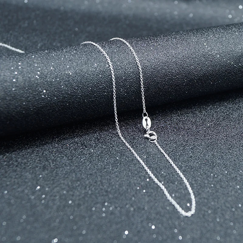 Pure 925 Silver Necklace Cable Chain 925 Silver Jewelry 925 Silver Chain Necklace
