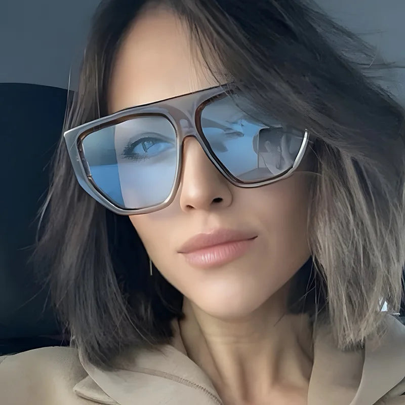 Lbashades 3828 Cheap Sunglasses Female 2025 Women Oversized Design Retro Square Sunglasses